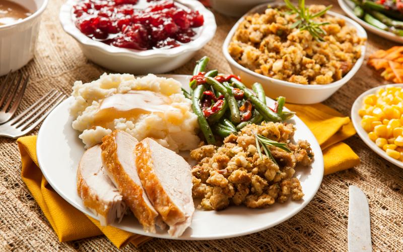 Homemade Turkey Thanksgiving Dinner