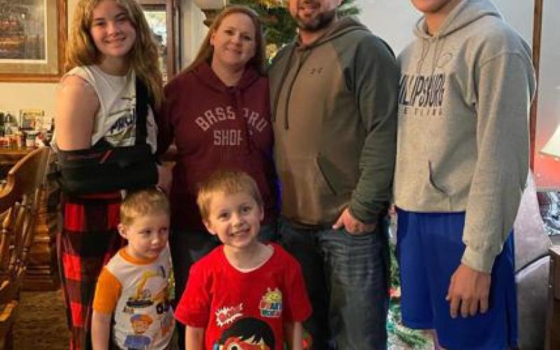 Also part of the operation is Ferguson’s nephew and his wife, Brice and Vicki Korobka, shown with their family.