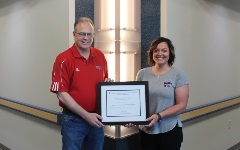Dr. Craig Concannon and Samantha McMillan, ER Nurse Manager