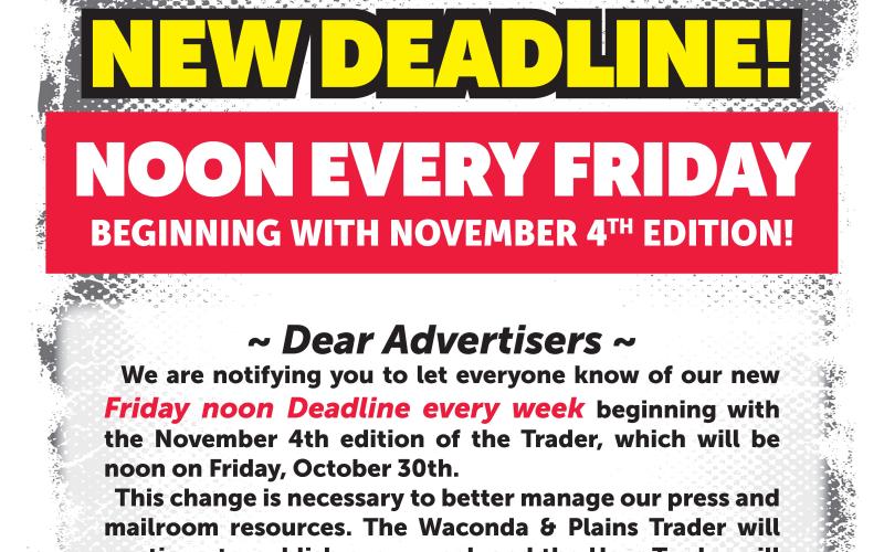 New Trader Deadline