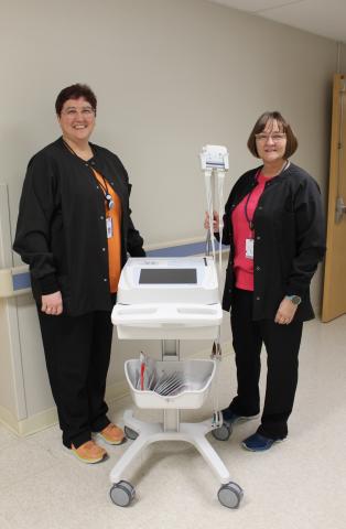  Gaye Daniels, MCHHS Laboratory Manager, and Pat Bergmann, Laboratory Assistant
